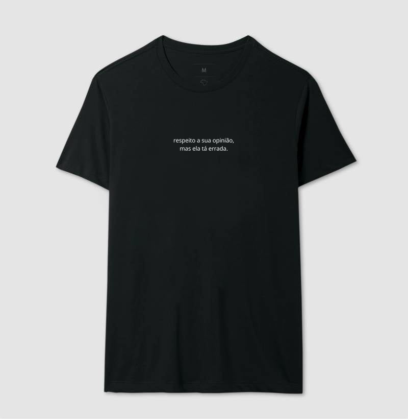 respeito a sua opinião