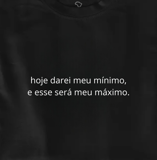 hoje meu mínimo